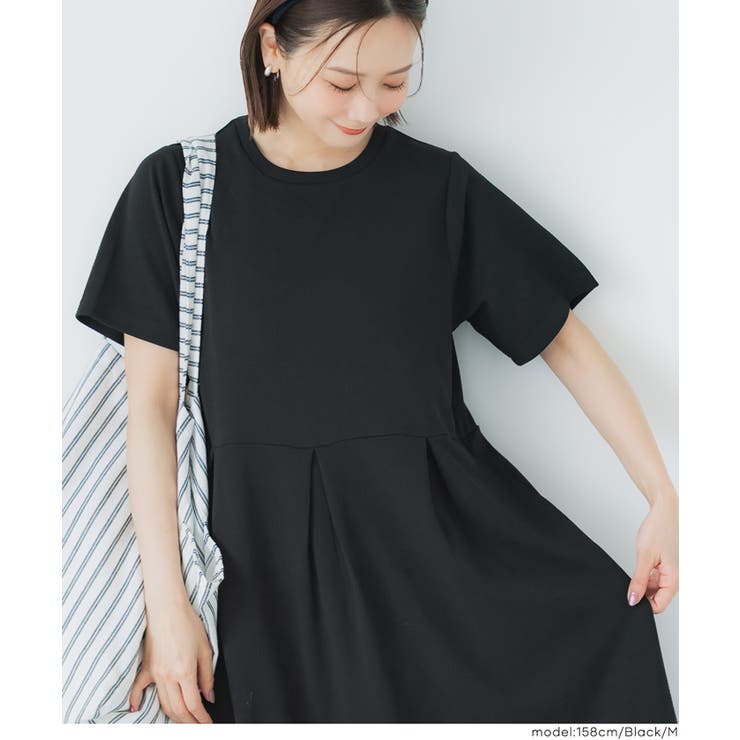 ライトエンボスタックワンピース【田中里奈様着用】 | coca | 詳細画像7 