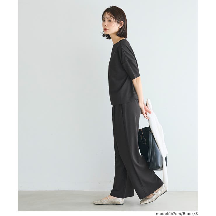 〈予約開始〉軽やかで夏も快適なライトエンボス半袖ワイドT【田中里奈様着用】 | coca | 詳細画像14 