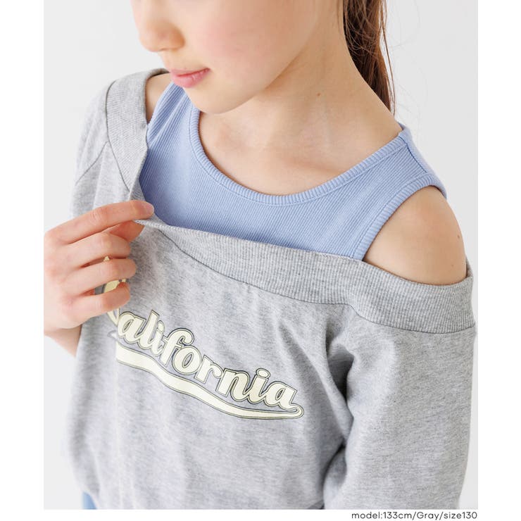 肩あき半袖トップス キッズ | coca | 詳細画像6 