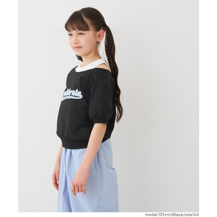 肩あき半袖トップス キッズ | coca | 詳細画像8 