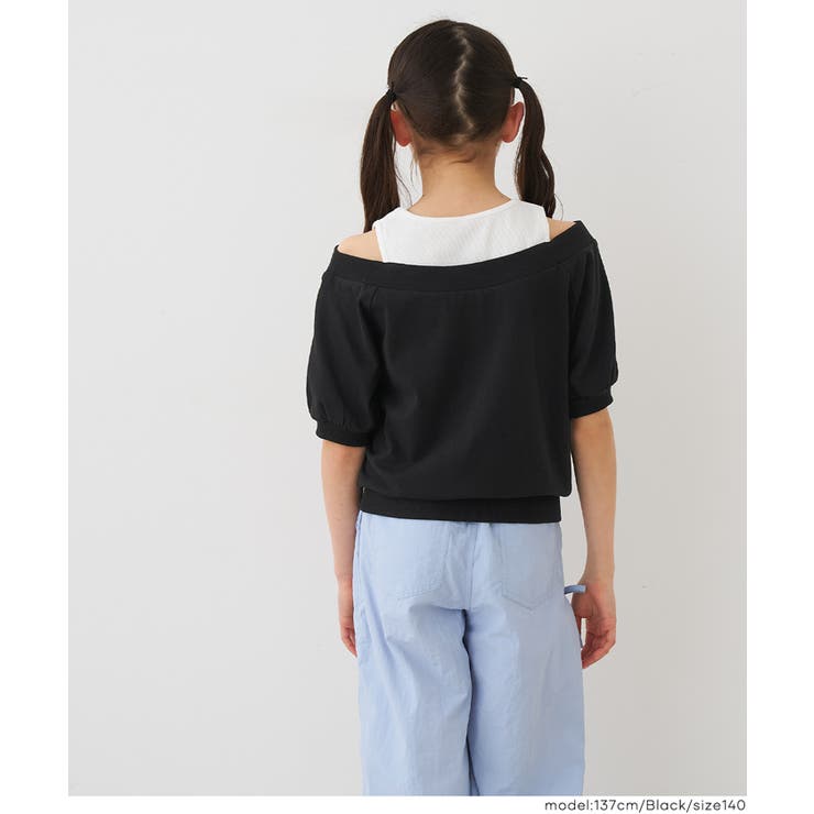 肩あき半袖トップス キッズ | coca | 詳細画像9 