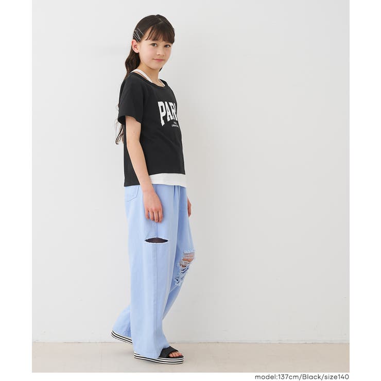 レイヤードTシャツ | coca | 詳細画像6 