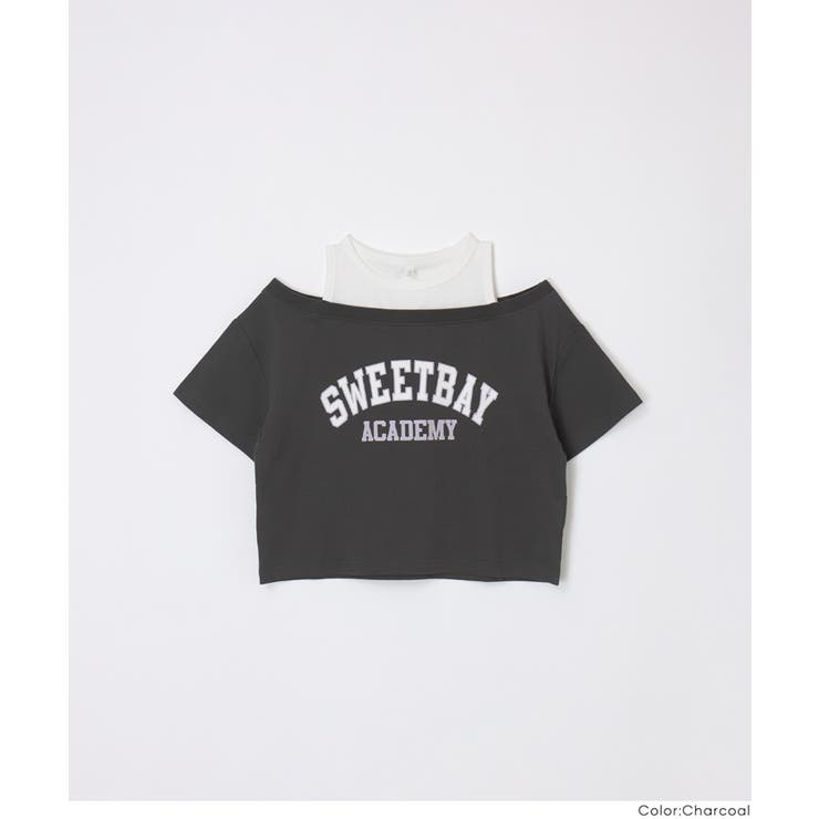 肩あきビッグTシャツ | coca | 詳細画像14 