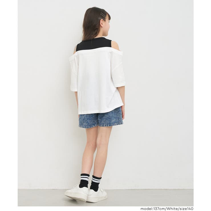 肩あきビッグTシャツ | coca | 詳細画像4 