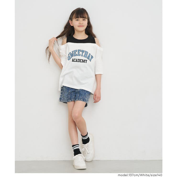 肩あきビッグTシャツ | coca | 詳細画像6 