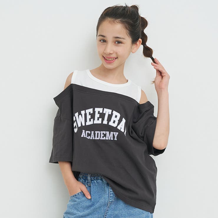 肩あきビッグTシャツ | coca | 詳細画像1 