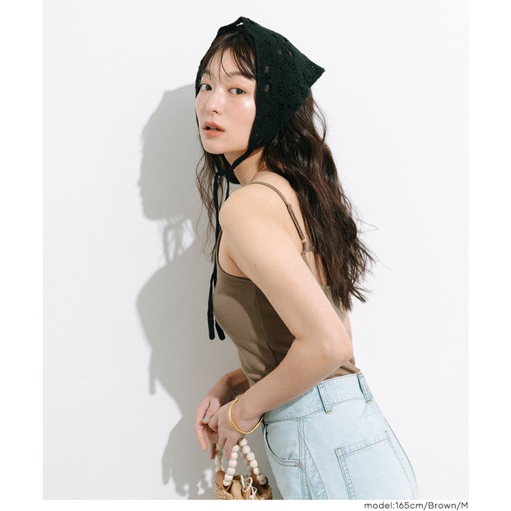 OUT BRA バックオープンVネックキャミソール | coca | 詳細画像17 