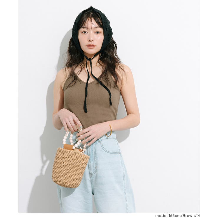 OUT BRA バックオープンVネックキャミソール | coca | 詳細画像20 