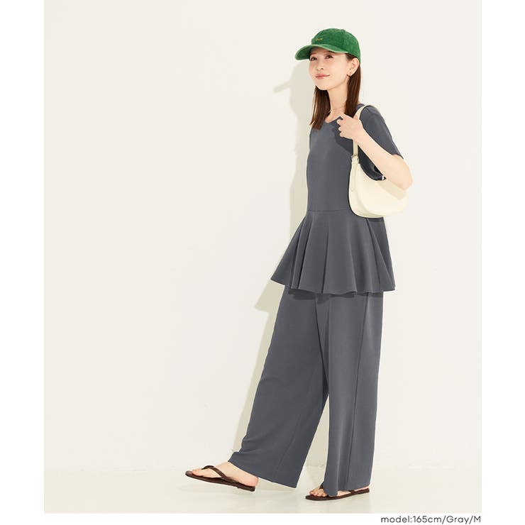 ライトエンボスペプラムオールインワン レディース | coca | 詳細画像11 