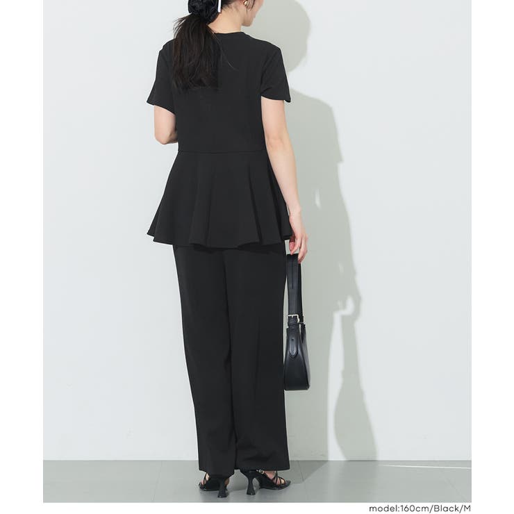 ライトエンボスペプラムオールインワン レディース | coca | 詳細画像14 