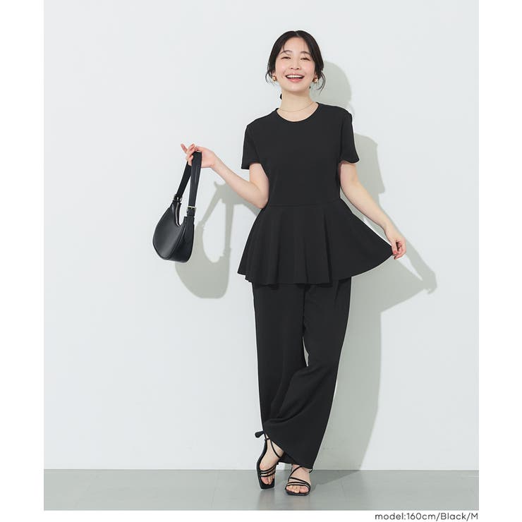 ライトエンボスペプラムオールインワン レディース | coca | 詳細画像15 