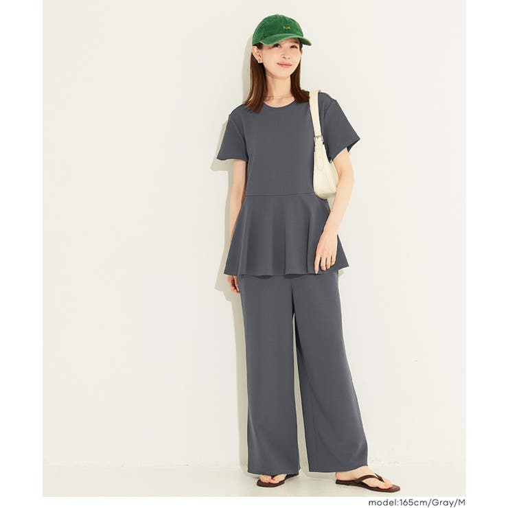 ライトエンボスペプラムオールインワン レディース | coca | 詳細画像9 