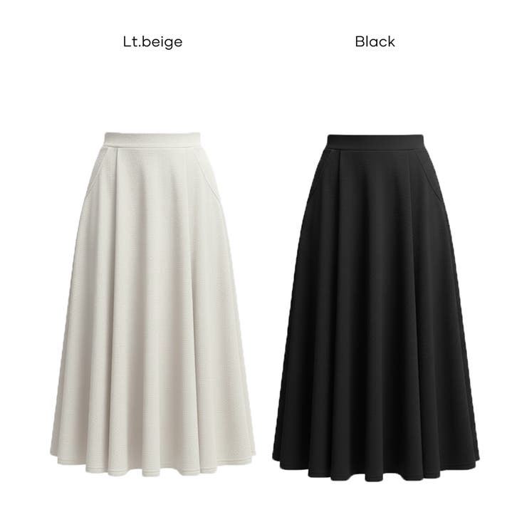 ライトエンボスフレアスカート | coca | 詳細画像19 