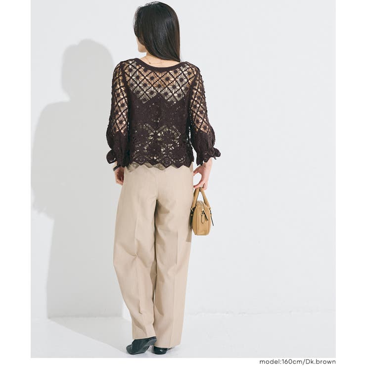 軽やかに羽織れる、涼しげなカギ編みカーディガン | coca | 詳細画像11 