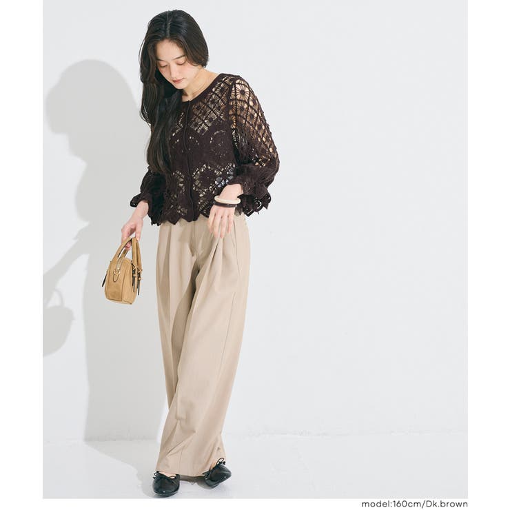 軽やかに羽織れる、涼しげなカギ編みカーディガン | coca | 詳細画像15 