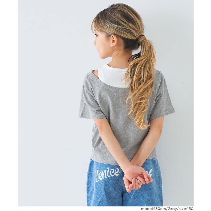 裾リボンレイヤードTシャツ | coca | 詳細画像11 