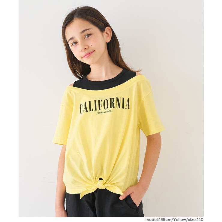 裾リボンレイヤードTシャツ | coca | 詳細画像8 
