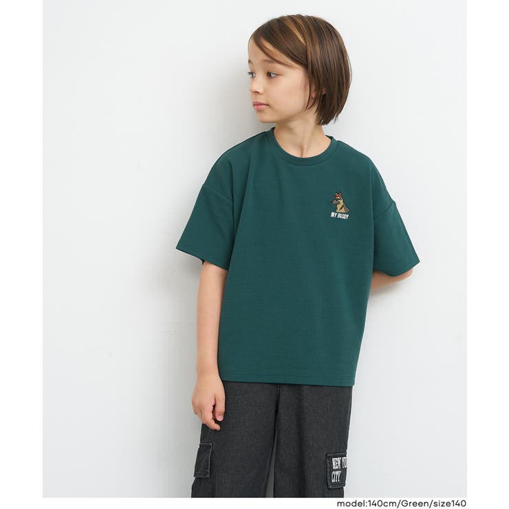 ライトエンボス刺繍Tシャツ | coca | 詳細画像14 
