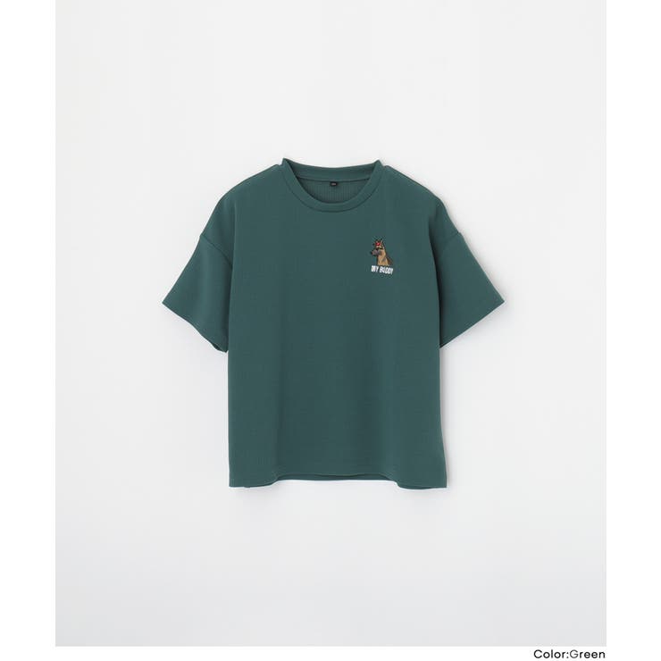 ライトエンボス刺繍Tシャツ | coca | 詳細画像2 