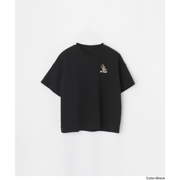 ライトエンボス刺繍Tシャツ | coca | 詳細画像3 