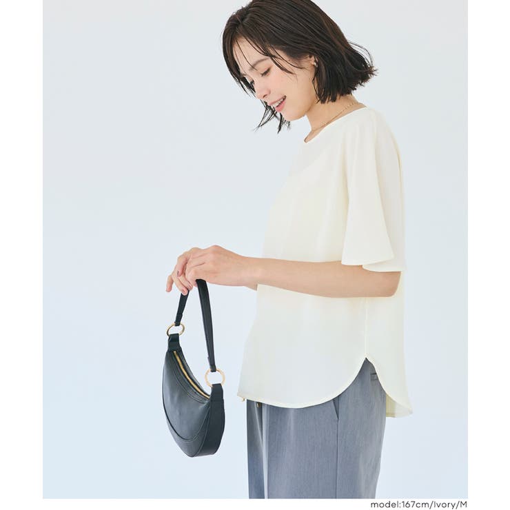 Vネックドルマンスリーブブラウス【伊藤千晃様着用】 | coca | 詳細画像12 