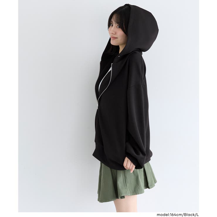 【YOUTH】ソフトスウェットダブルジップパーカー  | coca | 詳細画像11 