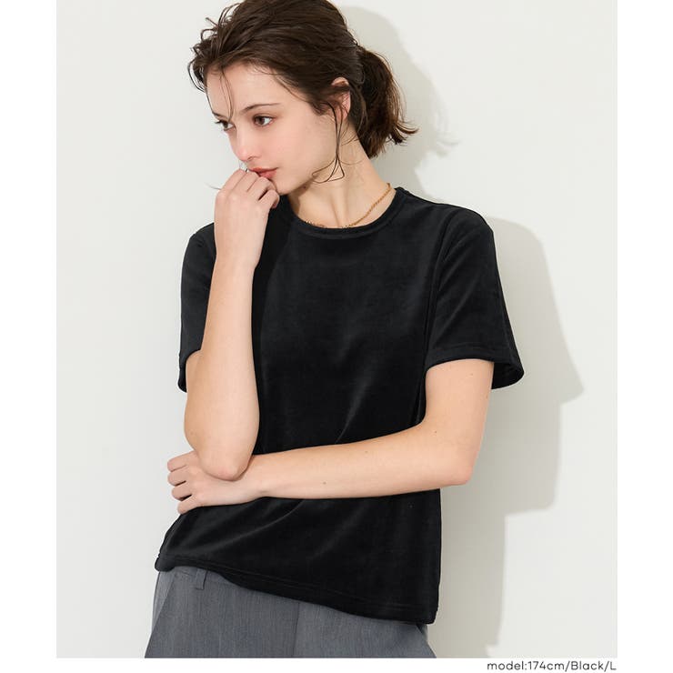 コットンベロアコンパクトTシャツ | coca | 詳細画像12 
