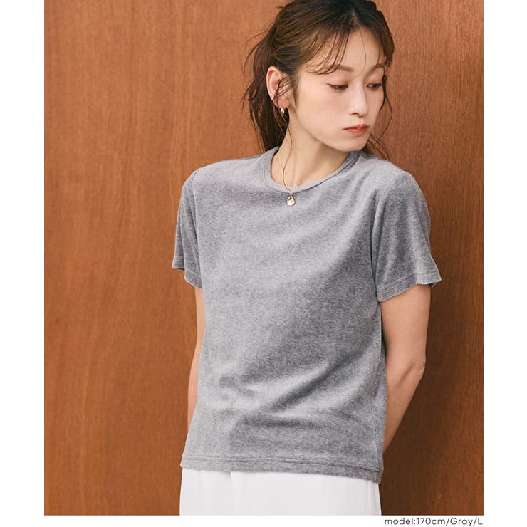 コットンベロアコンパクトTシャツ | coca | 詳細画像5 