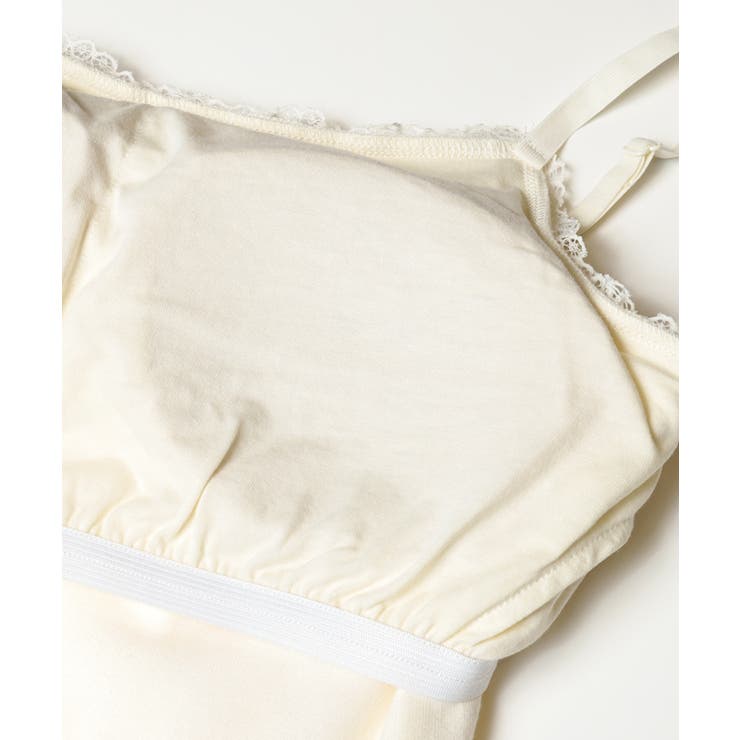 OUT BRA ベロアカップ付きレースキャミソール | coca | 詳細画像20 