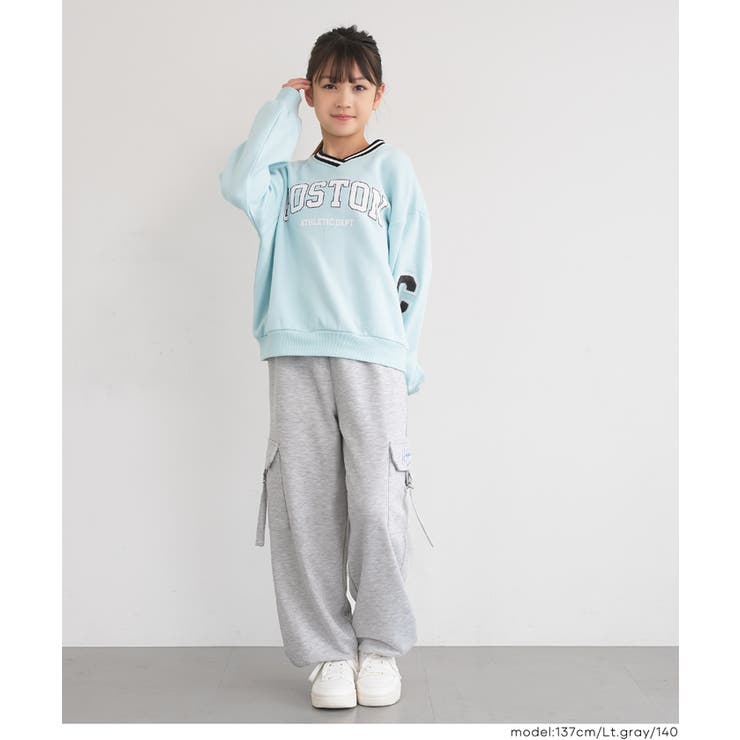 刺繍スウェットカーゴパンツ(46-260611201-04) | coca | 詳細画像2 