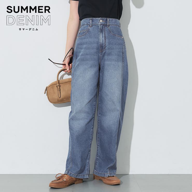 【SUMMER DENIM】サマーデニムカーブパンツ | coca | 詳細画像1 