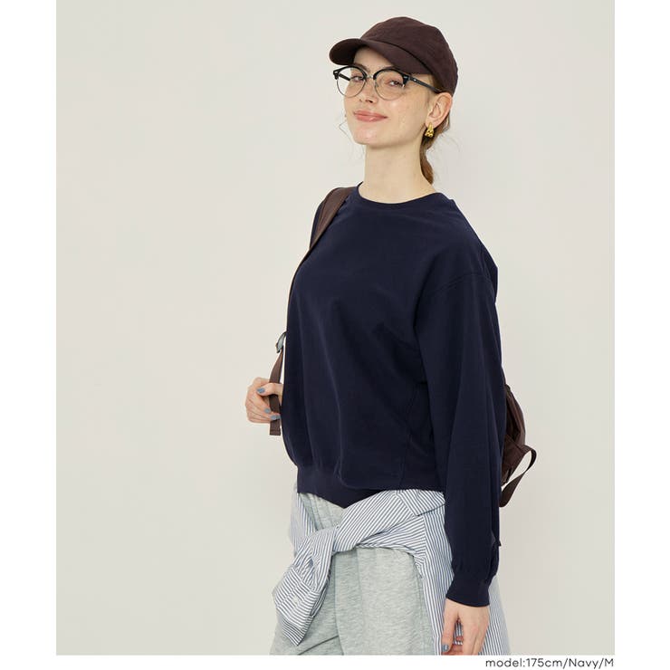 〈26ss新色登場〉Tシャツなのにスウェット見え◎T スウェットビッグシルエット | coca | 詳細画像20 