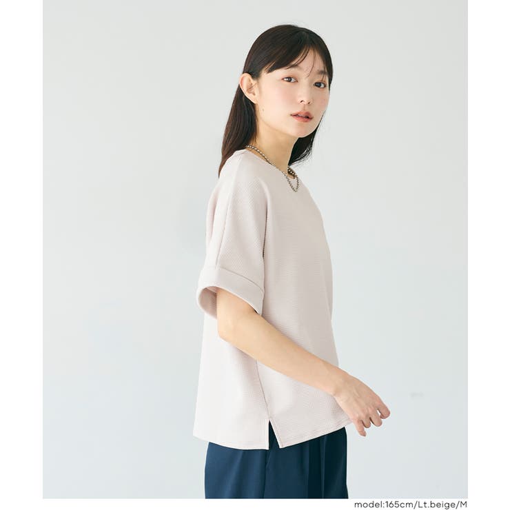 〈26ss新色登場〉エンボスコンパクトトップス | coca | 詳細画像8 