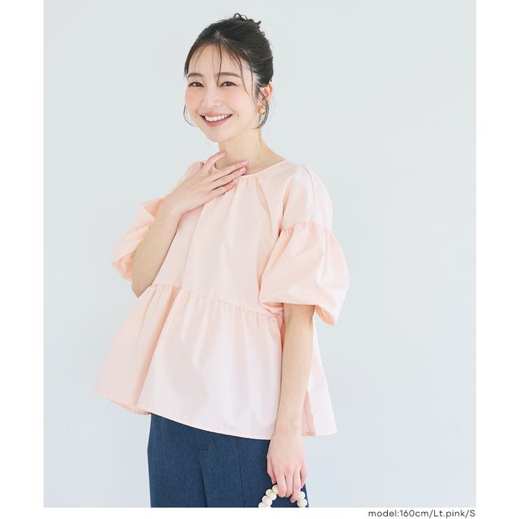 〈26ss新色登場〉パリフワバックリボンブラウス | coca | 詳細画像17 