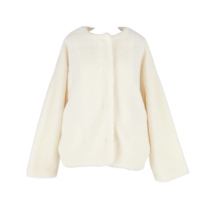 【洗える】マシンウォッシャブルボアブルゾン | coca | 詳細画像2 