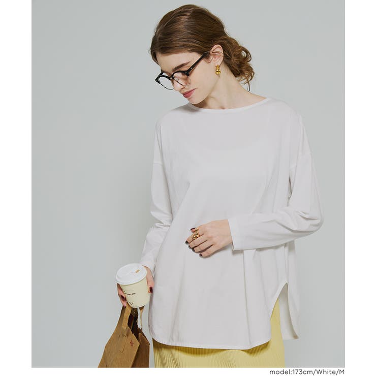 レギュラーオンスコットンサイドスリットビッグTシャツ | coca | 詳細画像11 