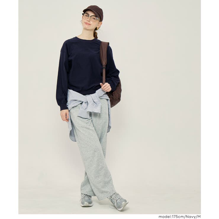 〈26ss新色登場〉Tシャツなのにスウェット見え◎T スウェットビッグシルエット | coca | 詳細画像19 