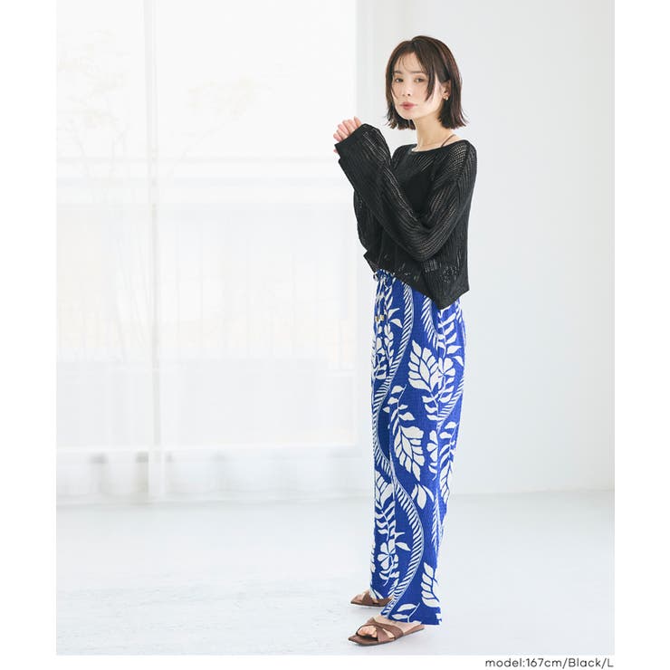 〈26ss新色登場〉ソフトタッチメッシュショートニット | coca | 詳細画像9 
