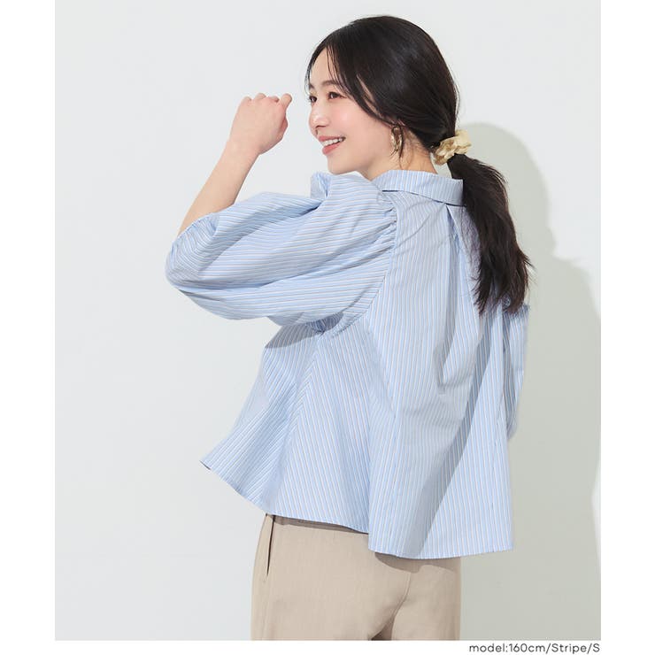 〈26ss新色登場〉パフスリーブフレアシャツ | coca | 詳細画像14 