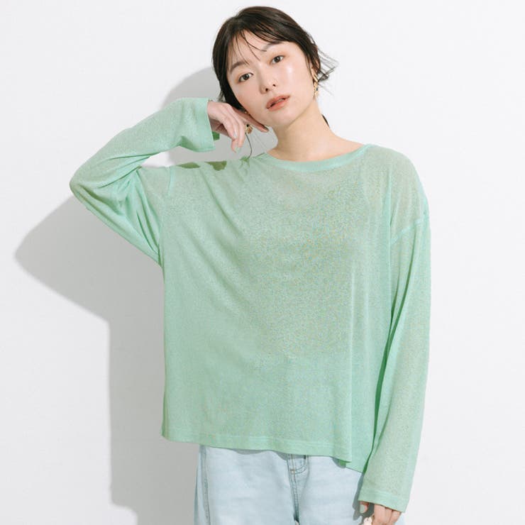 〈予約開始〉〈26ss新色登場〉シアージョーゼットオーバーTシャツ | coca | 詳細画像1 