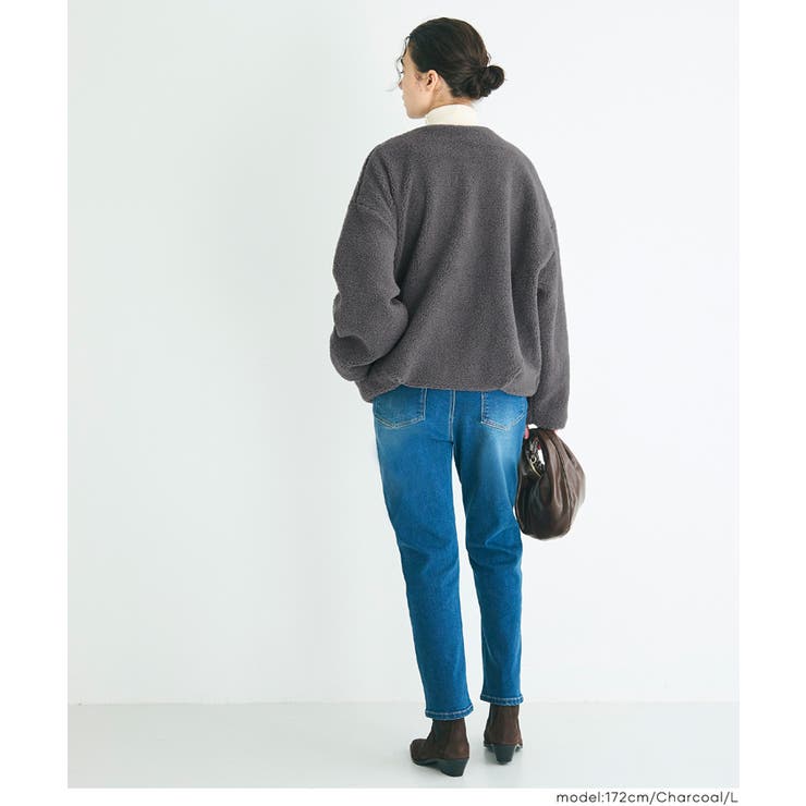 【洗える】マシンウォッシャブルボアブルゾン | coca | 詳細画像15 