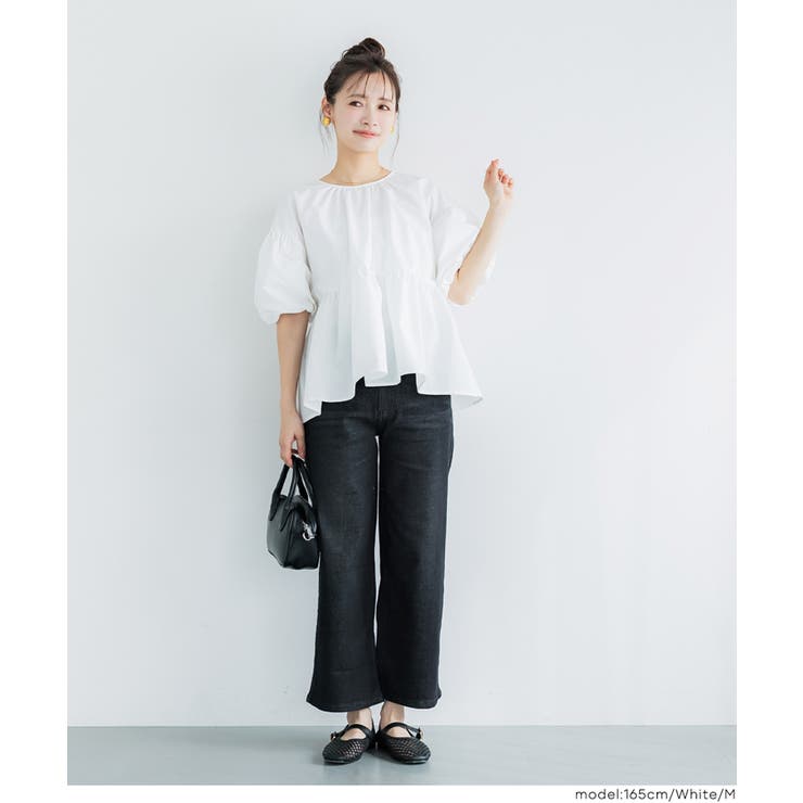 〈26ss新色登場〉パリフワバックリボンブラウス | coca | 詳細画像4 