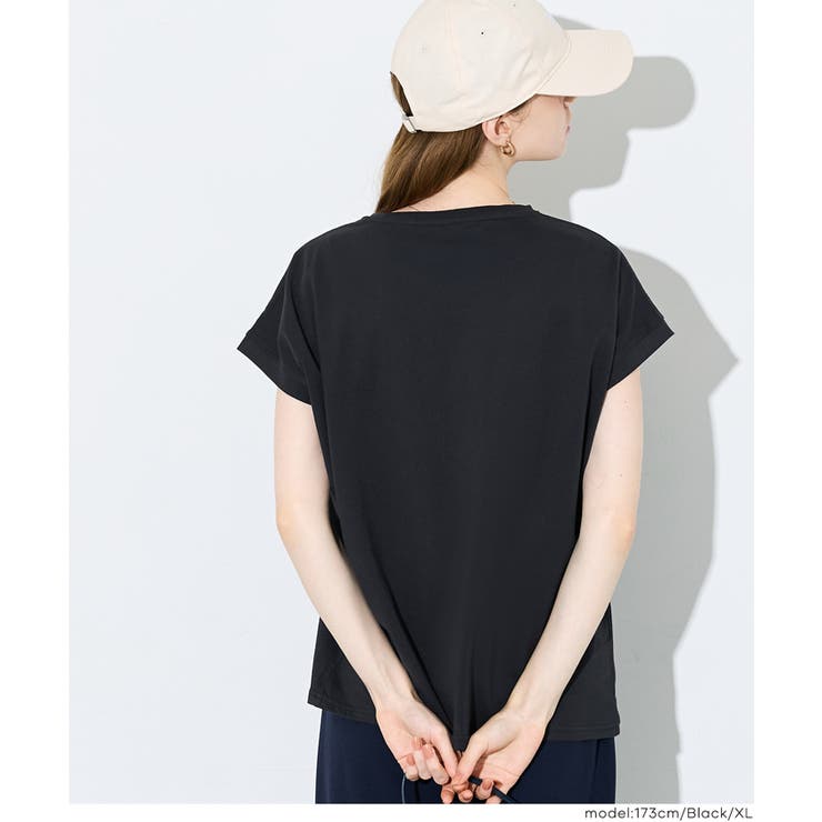 COTTON from the U.S.フレンチスリーブTシャツ | coca | 詳細画像10 