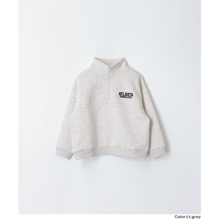 ＼26aw新色登場／ソフトスウェットハーフジップトップス | coca | 詳細画像8 