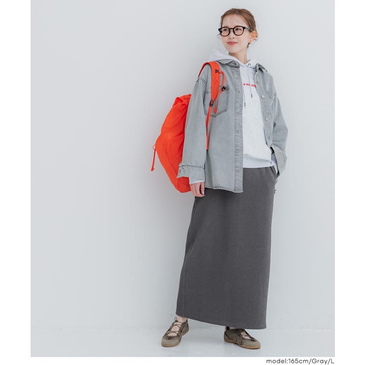 エンボスIラインスカート | coca | 詳細画像17 