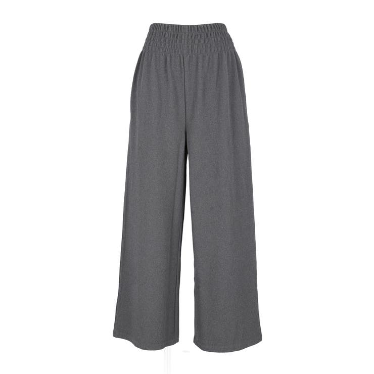 ＼26aw新色登場／エンボス加工ワイドパンツ【速乾・イージーケア】 | coca | 詳細画像26 
