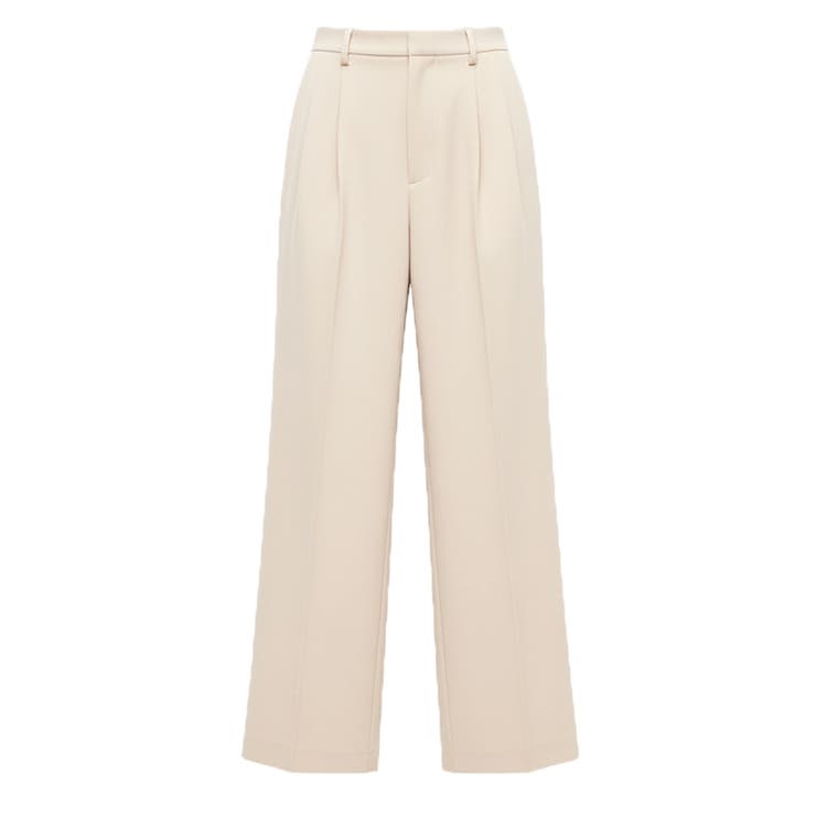 [Lt.Beige] | 〈26ss新色登場〉ダブルクロスワイドパンツ〈セットアップ対応〉 | coca