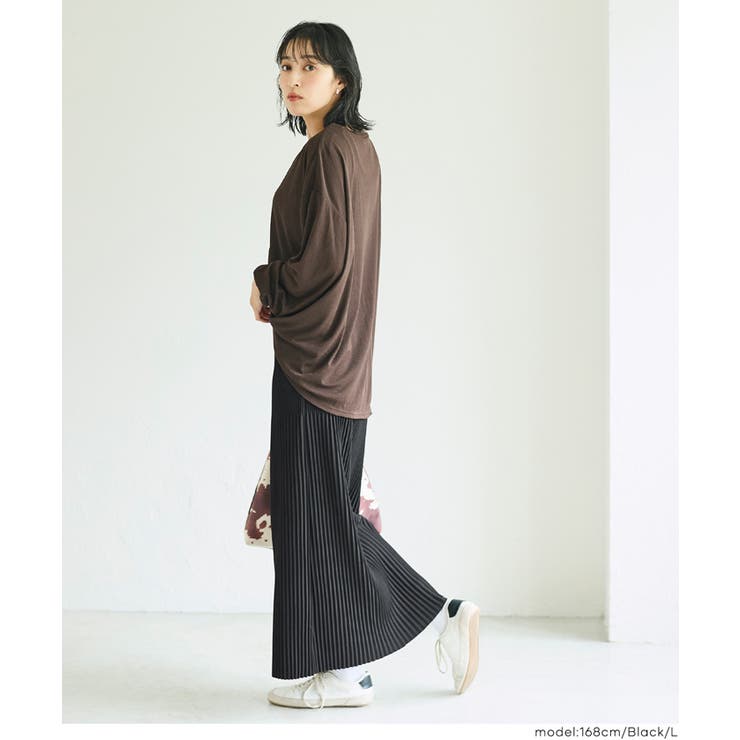 ＼26aw新色登場／細見え！セルフカットできるリブロングIラインスカート | coca | 詳細画像4 