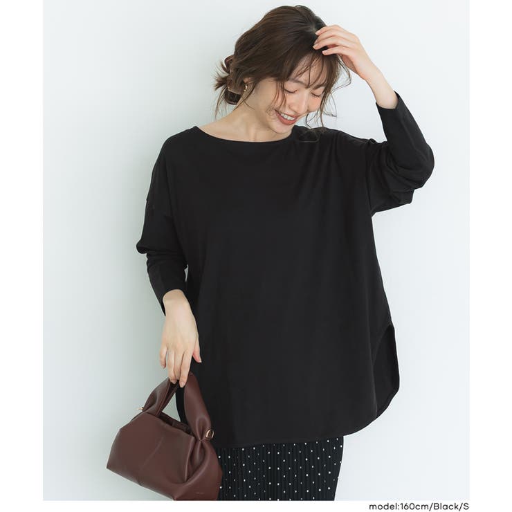 ［Black］ | ＼26aw再入荷／レギュラーオンスコットンサイドスリットビッグTシャツ | coca