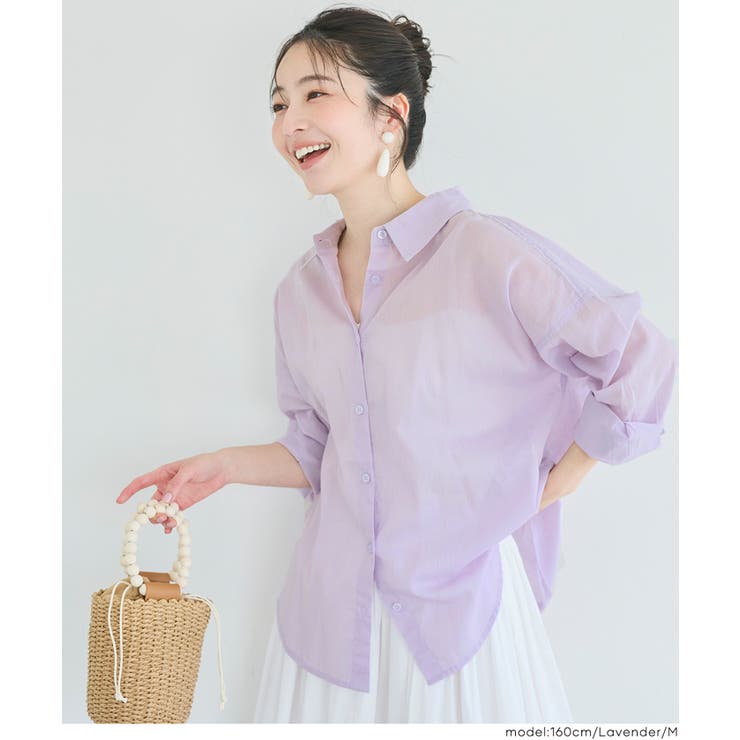 【累計販売数15万枚突破！】肌なじみの良いカラーが大人っぽいガーゼシャツ〈26s… | coca | 詳細画像23 